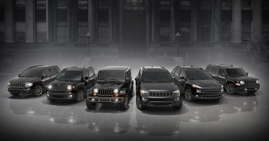 Jeep 75th Anniversary models