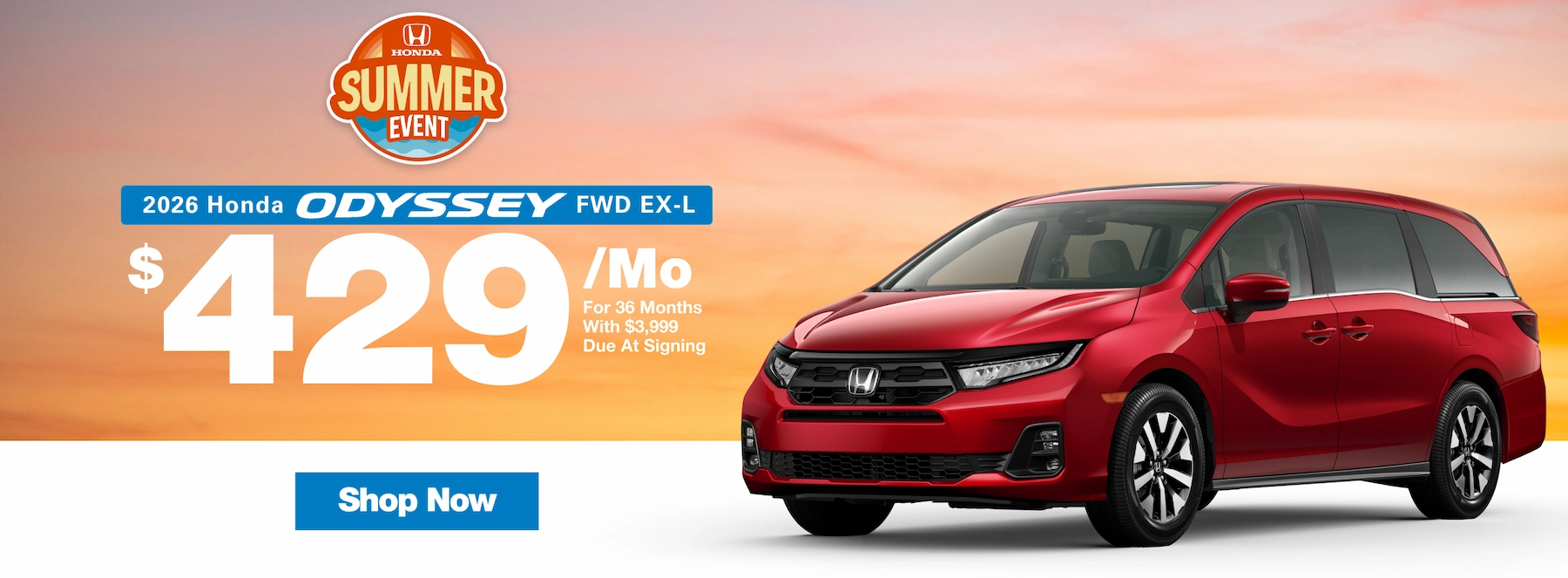 2026 Odyssey FWD EX-L