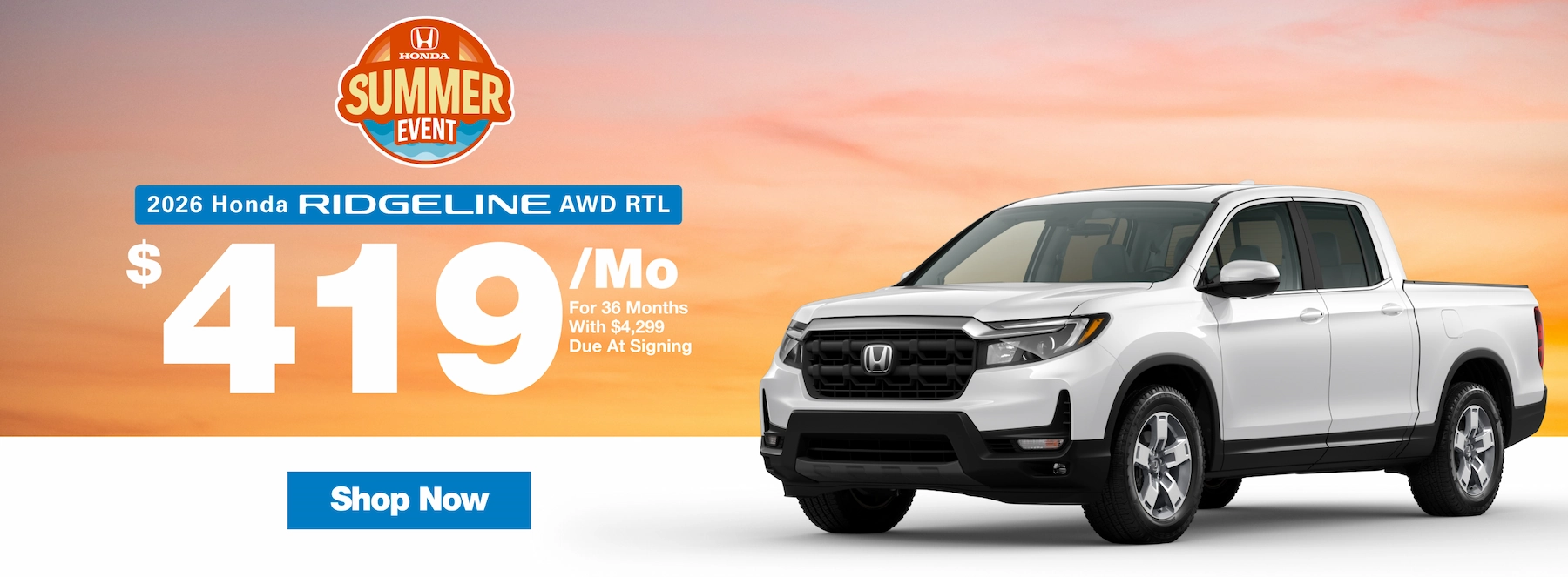 2026 Ridgeline AWD RTL