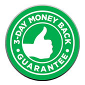 3-Day Money Back Guarantee