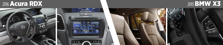 2016-acura-rdx-vs-2015-bmw-x3-interior