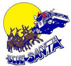 Blue Santa