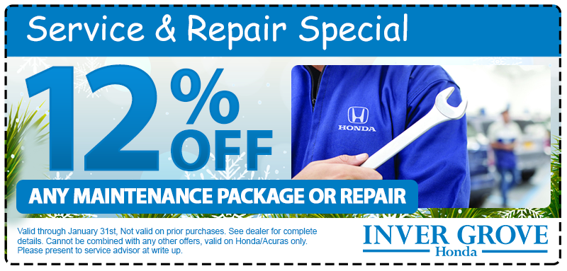 Honda Service Specials MN | Coupons | Oil Change | Brake Repair