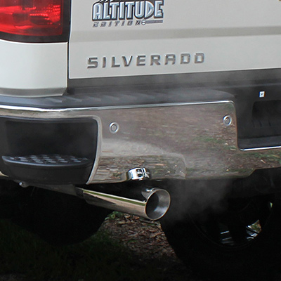 Dual Exhaust with Stainless Steel Tips