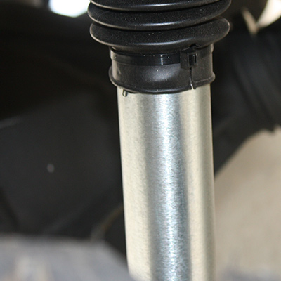 Pro Runner Brushed Aluminum Rear Shocks